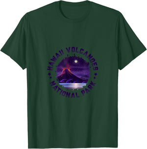Moonlight Hawaii Volcanoes National Park T-Shirt - T-Shirt | Forest