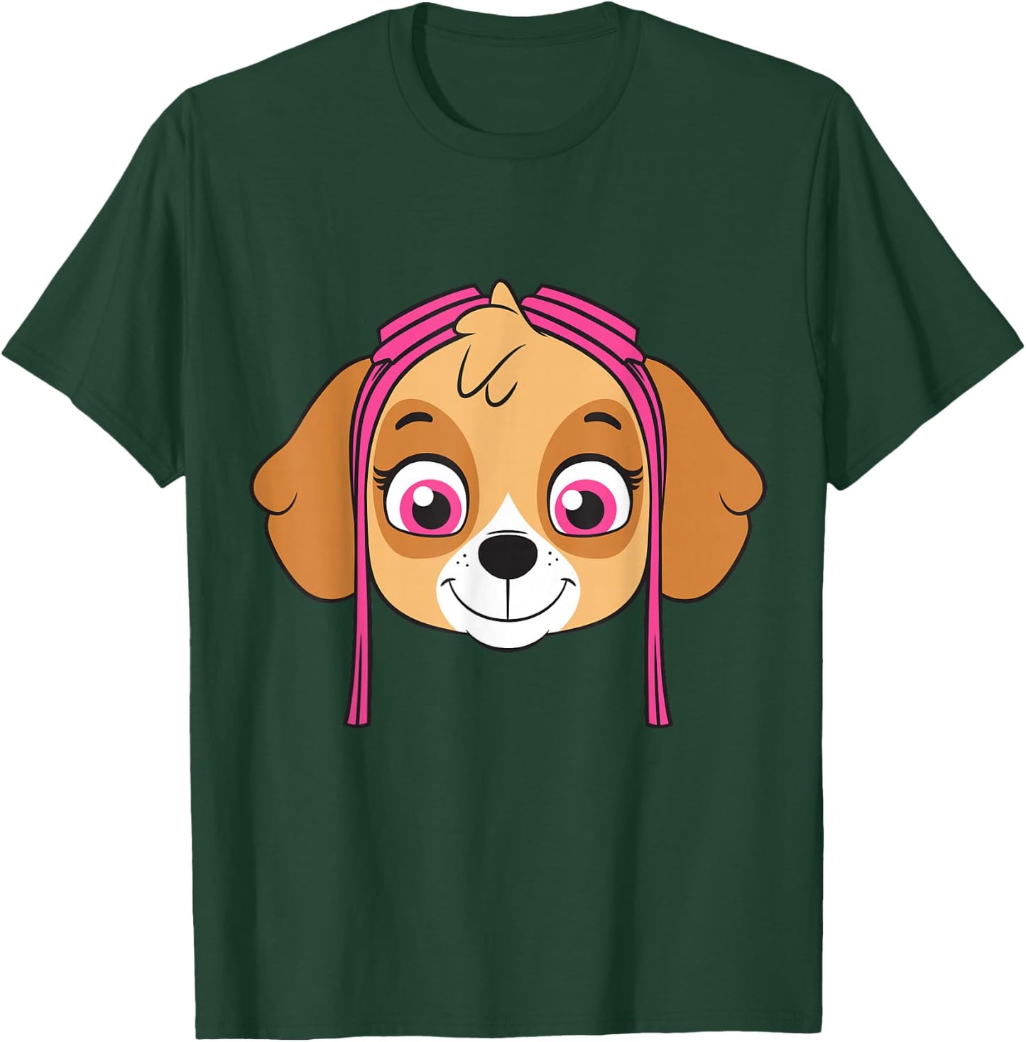 Skye Paw Patrol Face T-Shirt - T-Shirt | Forest