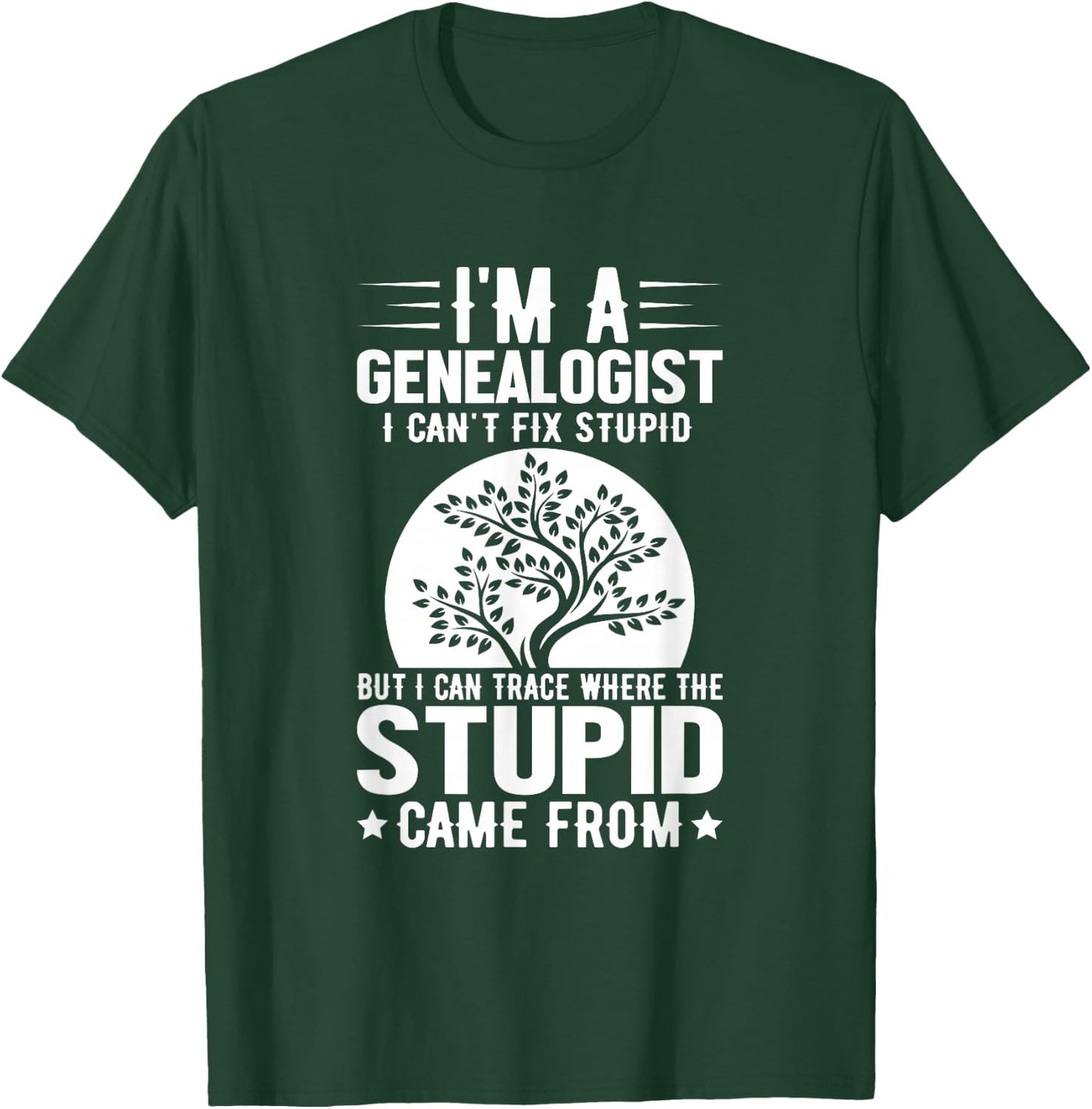 Genealogy Ancestry Family Histories Research Genealogists T-Shirt - T-Shirt | Forest