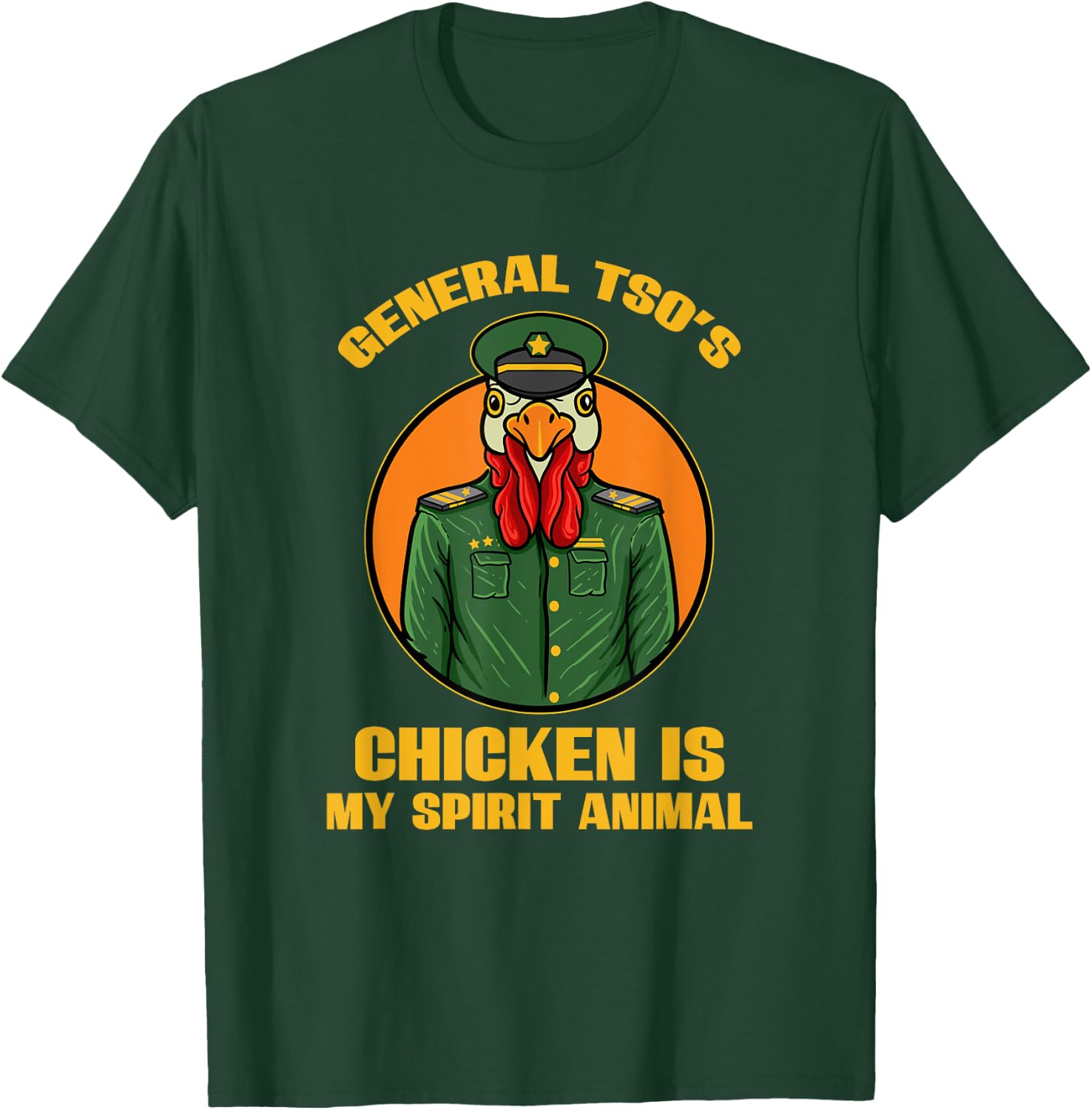 General Tso Chicken Lover Asian Chinese Food Foodie Humor T-Shirt - T-Shirt | Forest