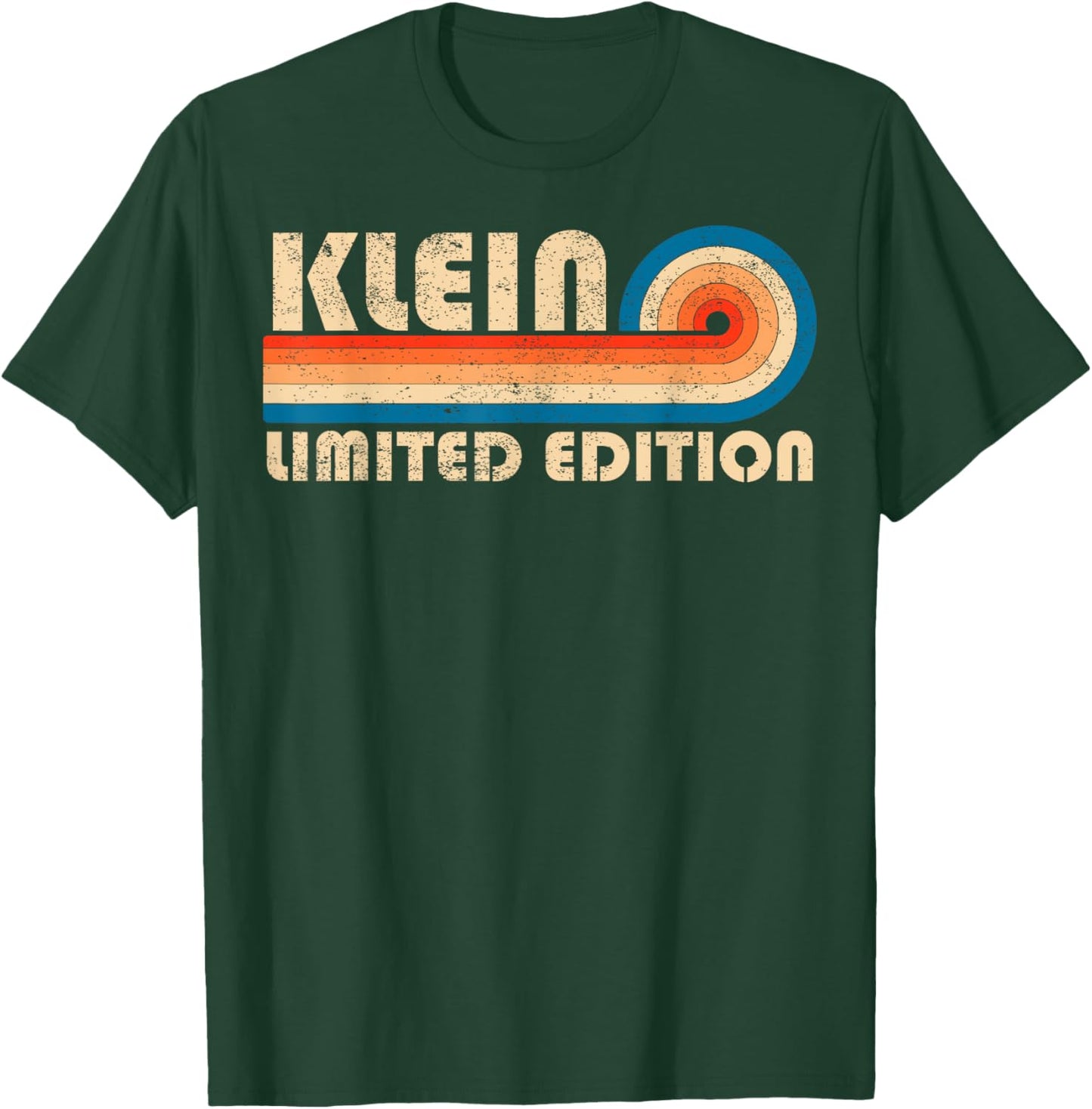 KLEIN Surname Retro Vintage 80s 90s Birthday Reunion T-Shirt - T-Shirt | Forest