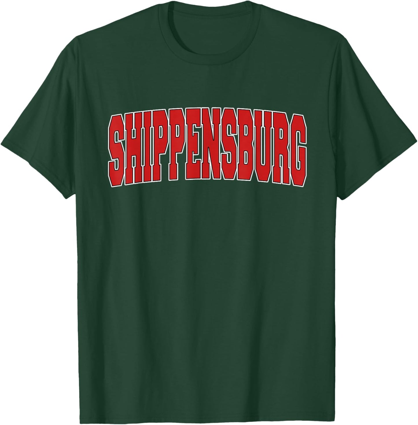 SHIPPENSBURG PA PENNSYLVANIA Varsity Style USA Vintage Sport T-Shirt - T-Shirt | Forest
