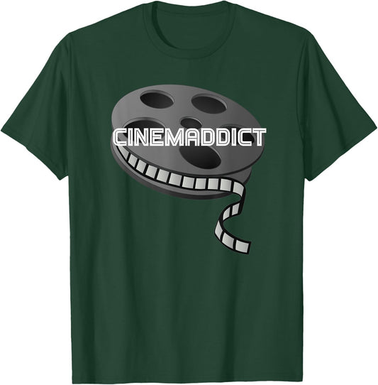 Cinemaddict Cinema Addict Movie Film Buff T-Shirt - T-Shirt | Forest