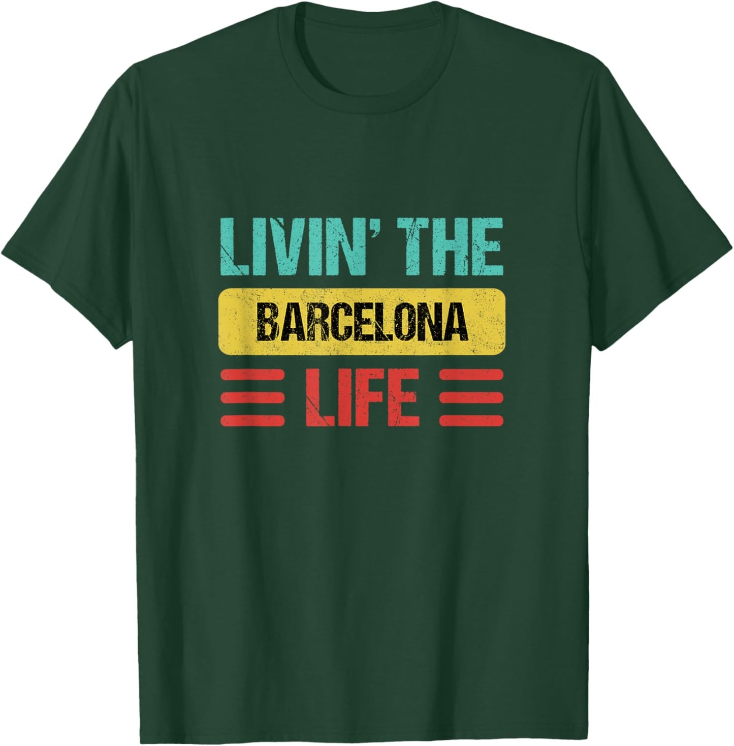 Barcelona Spain T-Shirt - T-Shirt | Forest