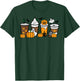 Halloween Coffee Pumpkin Spice Latte Costume Men Women Kids T-Shirt - T-Shirt | Forest