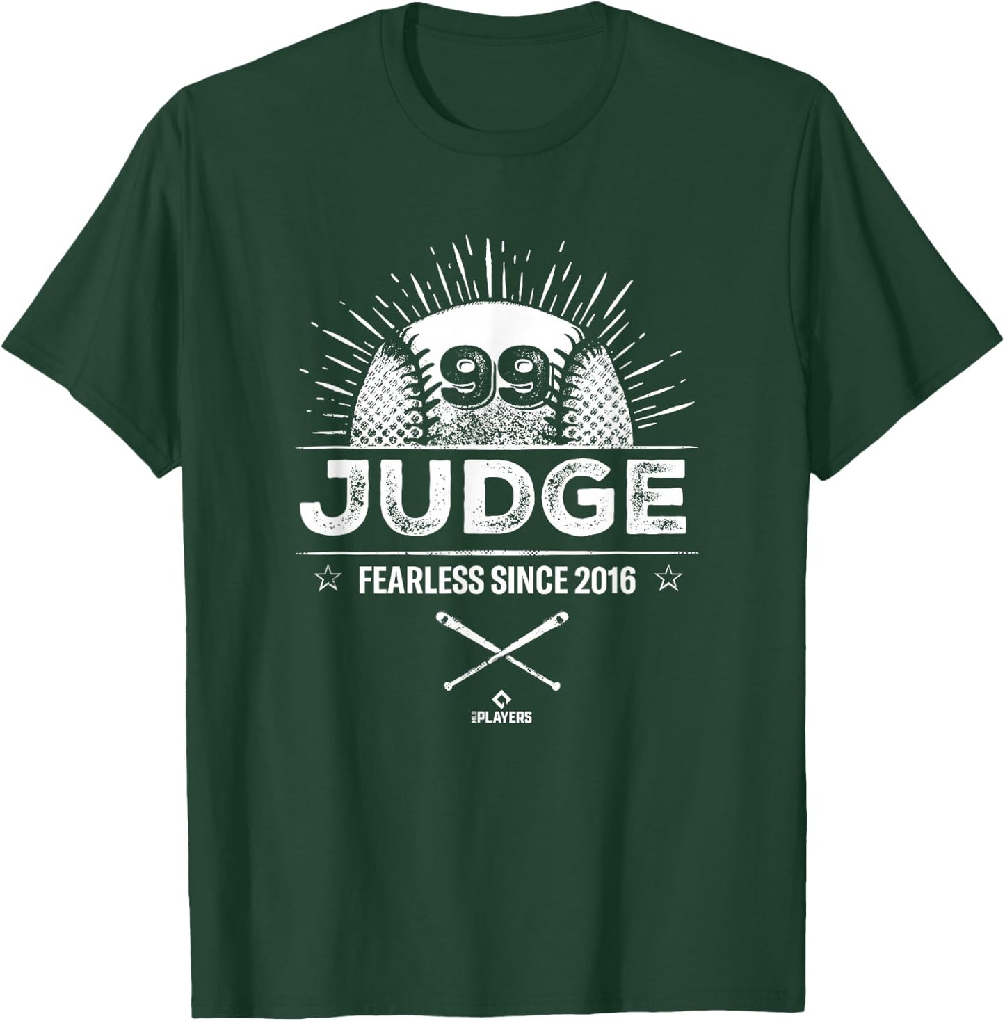 Aaron Judge Fearless New York Baseball MLBPA T-Shirt - T-Shirt | Forest