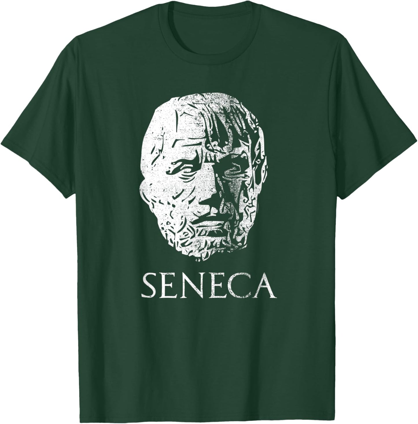 Stoicism Seneca The Younger Philosopher Stoic T-Shirt - T-Shirt | Forest