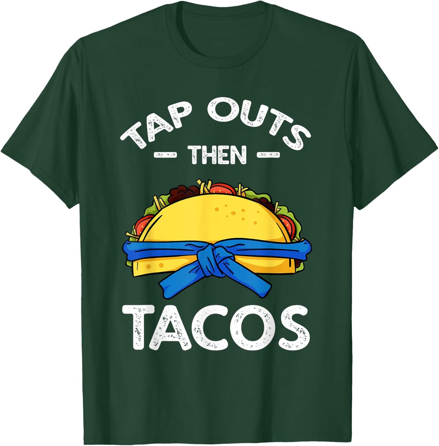 Jiu Jitsu Martial Arts Taco Jujutsu Cinco De Mayo Ju-Jitsu T-Shirt - T-Shirt | Forest