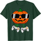 Halloween Jack O Lantern Gamer Boys Kids Men Funny Halloween T-Shirt - T-Shirt | Forest