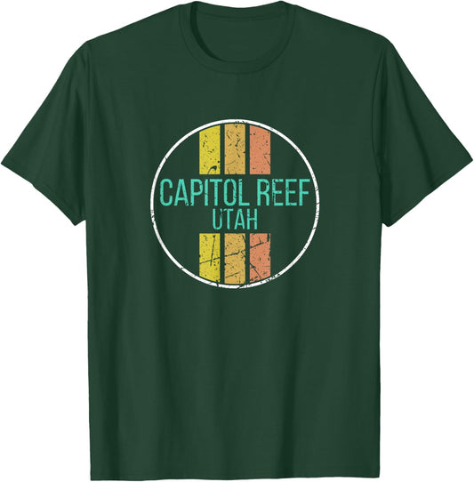 Capital Reef National Park Shirt - Retro National Park T-Shirt - T-Shirt | Forest