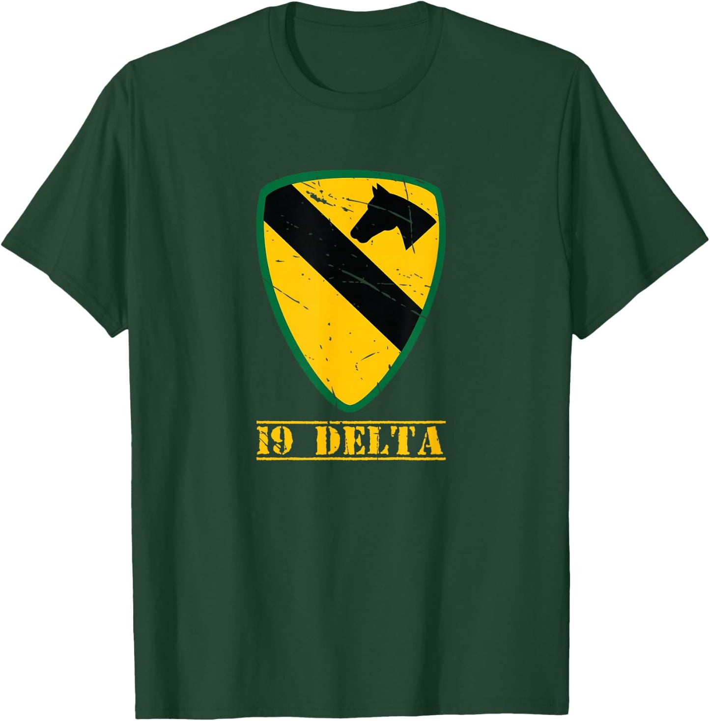 1st Cavalry Division Shirt America's First Team T-Shirt - T-Shirt | Forest