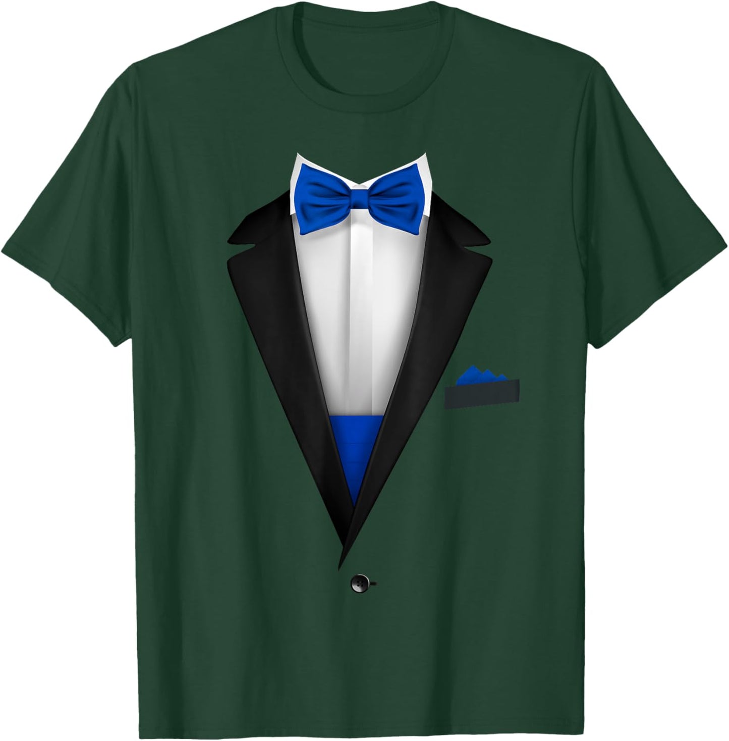 Tuxedo with Bowtie For Funny Wedding And Special Occasions T-Shirt - T-Shirt | Forest