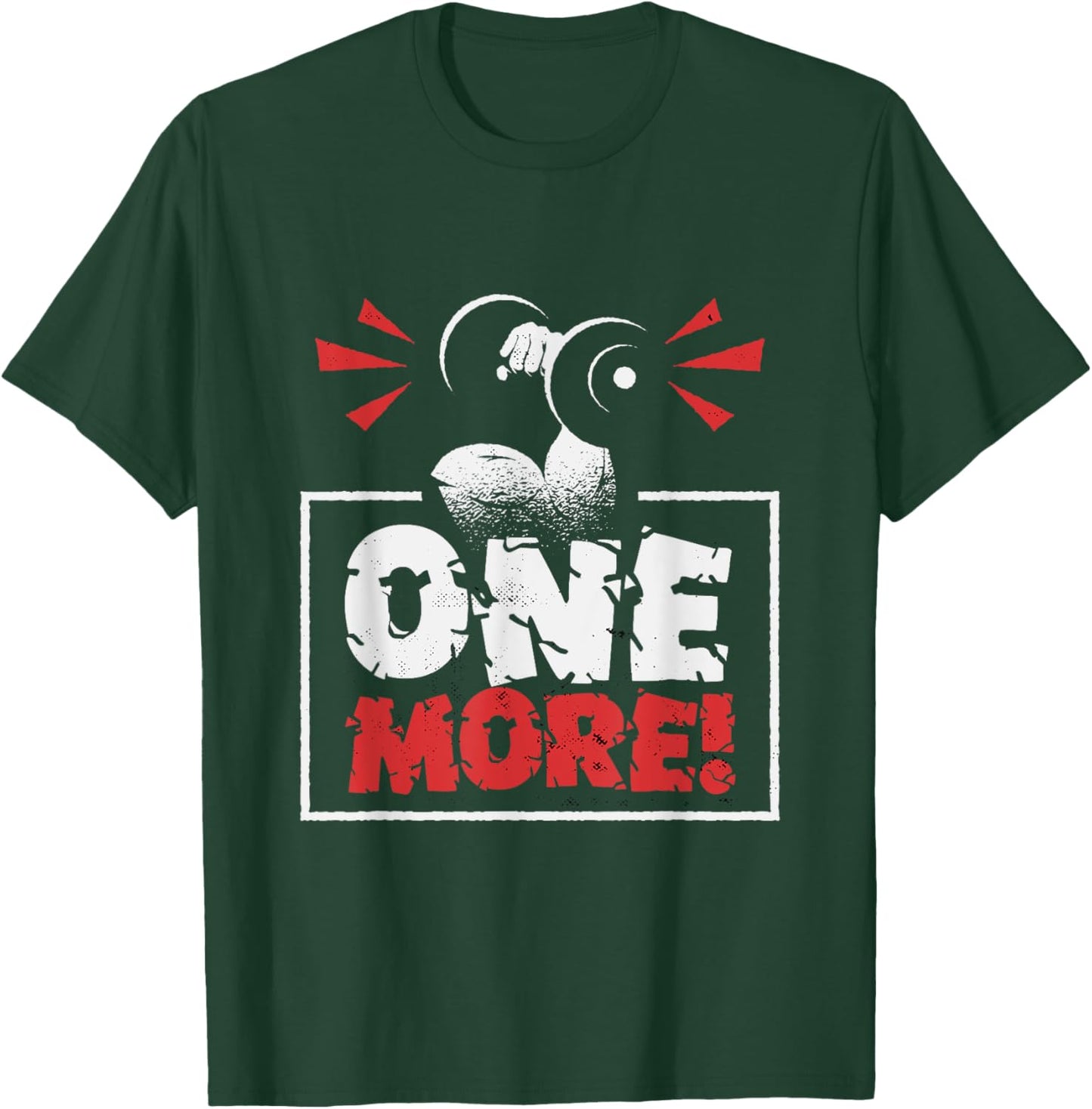 One More! Personal Trainer Fitness T-Shirt - T-Shirt | Forest