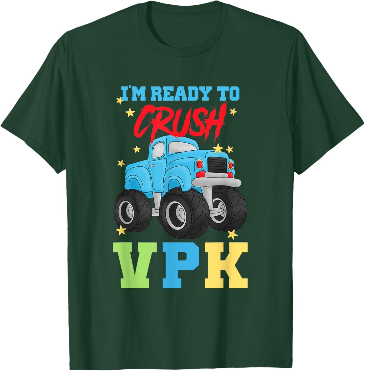 VPK Back to School 1st Day of School Prekindergarten Kids T-Shirt - T-Shirt | Forest