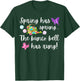 Funny Bunco Spring Has Sprung Bunco Bell Has Rung T-Shirt - T-Shirt | Forest