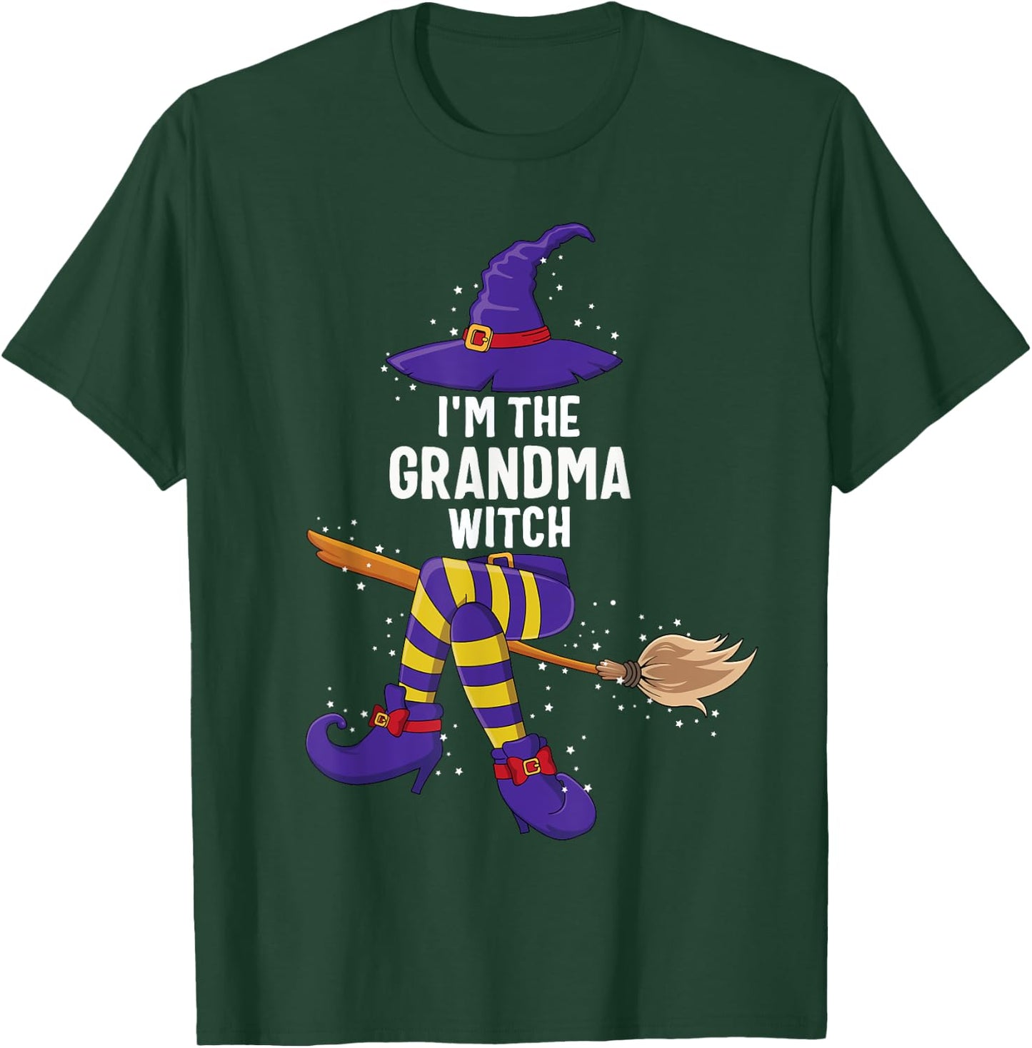 Im the Grandma Witch Shirt Halloween Matching Group Costume T-Shirt - T-Shirt | Forest