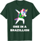 Funny Brazilian Unicorn Brazil Flag Brasil T-Shirt - T-Shirt | Forest