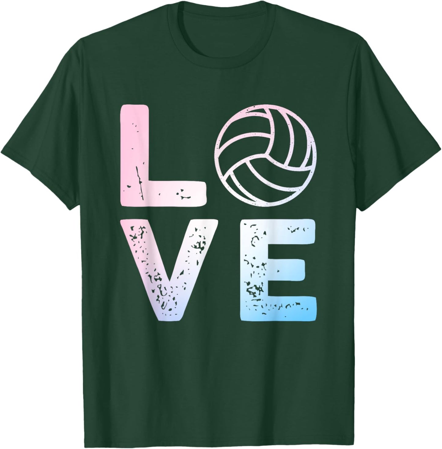 Funny Volleyball Design Women Ball Volleyball Player T-Shirt - T-Shirt | Forest
