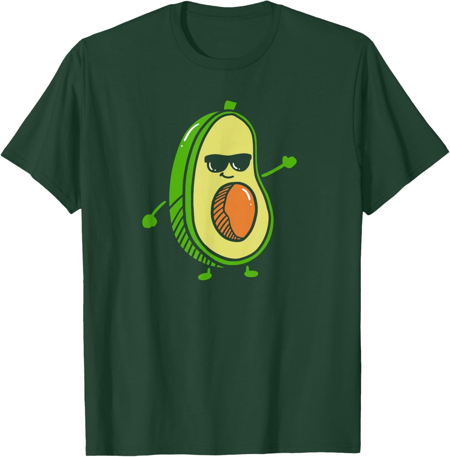 Sweet Dancing Avocado - Guacamole Avocado Graphics T-Shirt - T-Shirt | Forest
