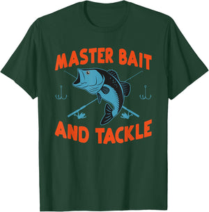 Master Bait And Tackle Funny Fishing Humor Gifts T-Shirt - T-Shirt | Forest