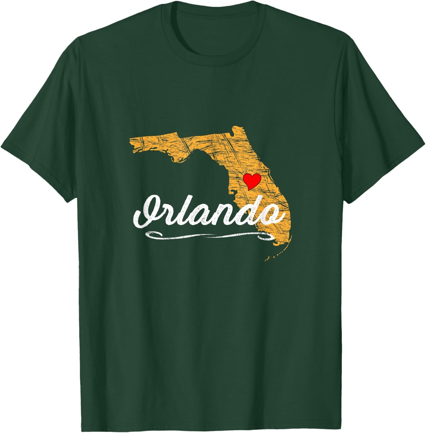 City of ORLANDO FLORIDA | Vacation Souvenir - Merch -Graphic T-Shirt - T-Shirt | Forest