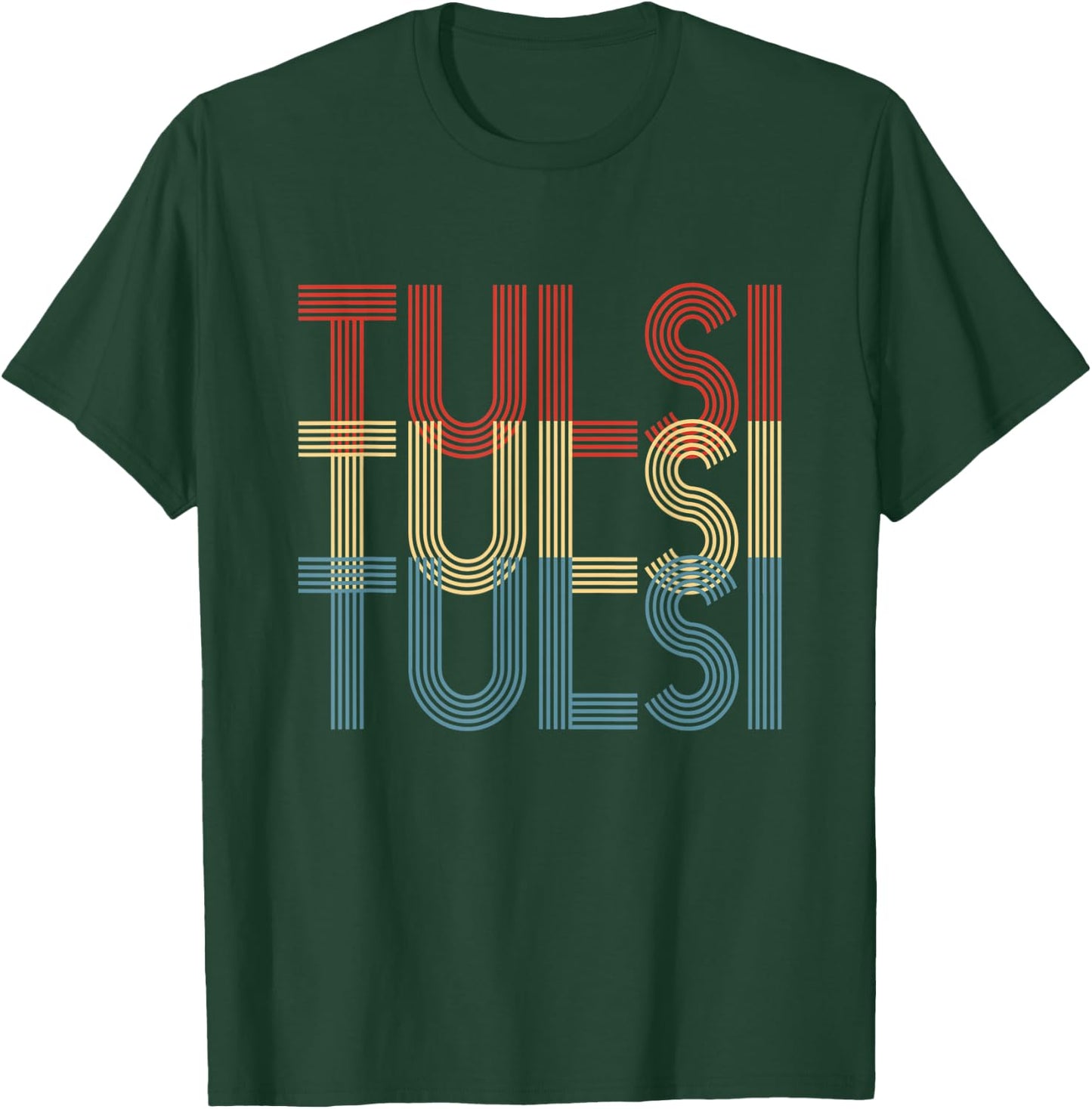 Tulsi 2024 - Tulsi Gabbard For President 2024 Retro Vintage T-Shirt - T-Shirt | Forest