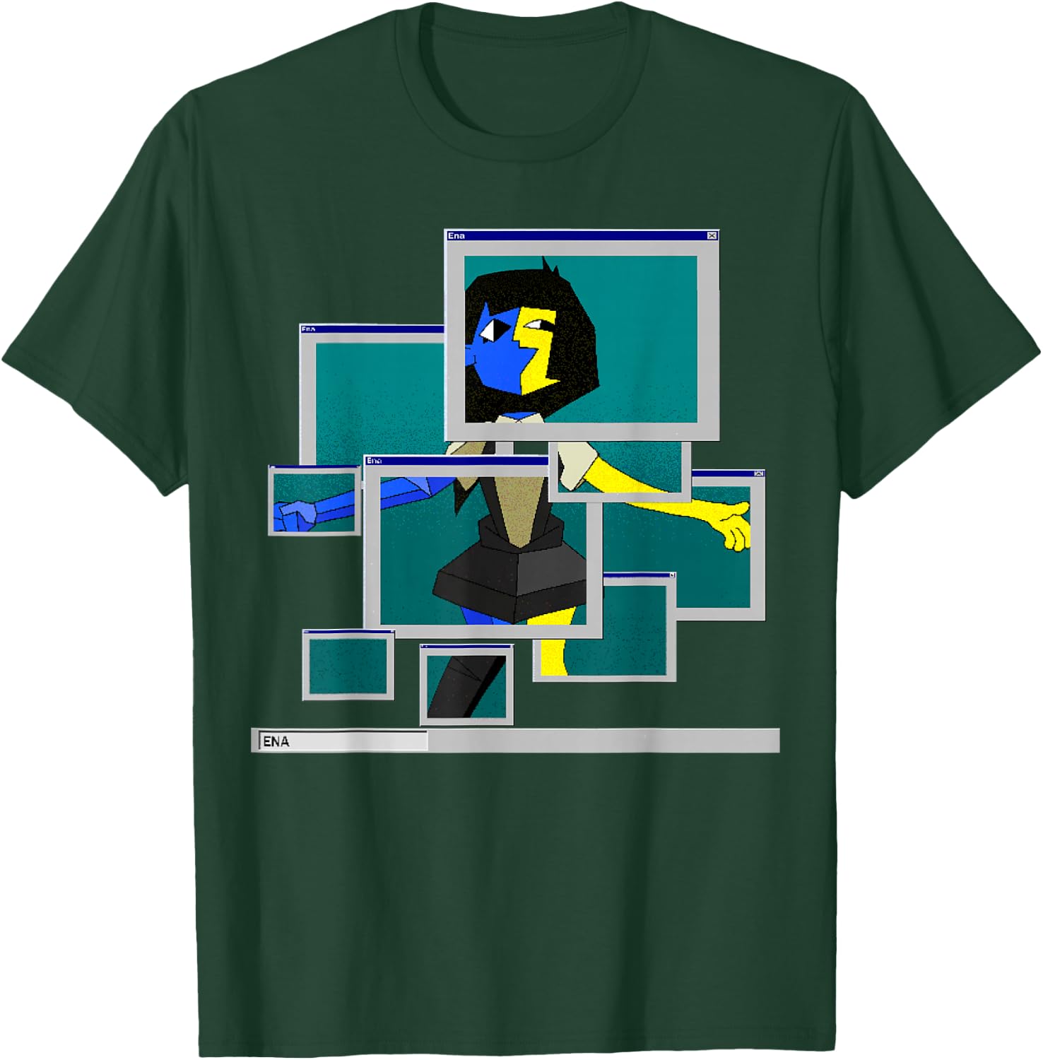 ENA Pop-Up Official T-Shirt - T-Shirt | Forest