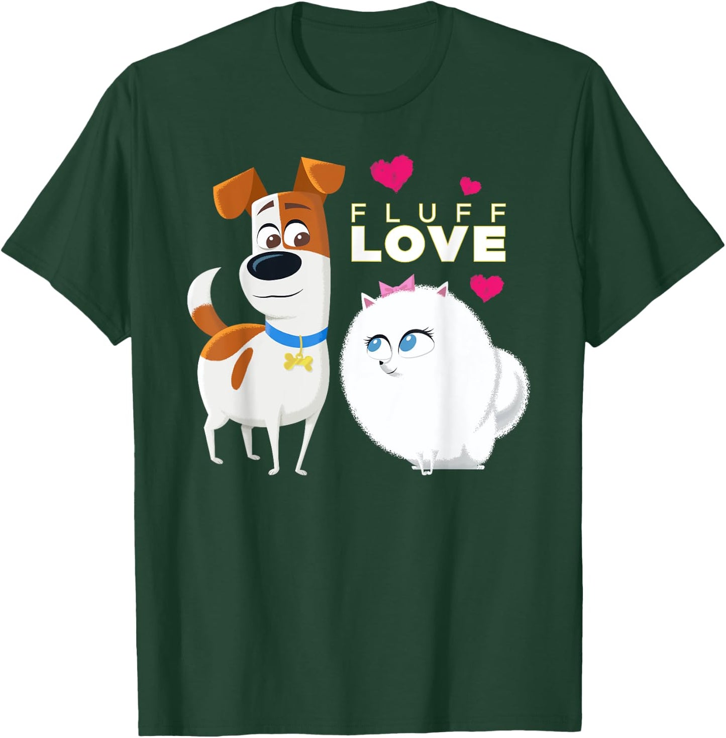 The Secret Life of Pets 2 Max and Gidget Fluff Love T-Shirt - T-Shirt | Forest