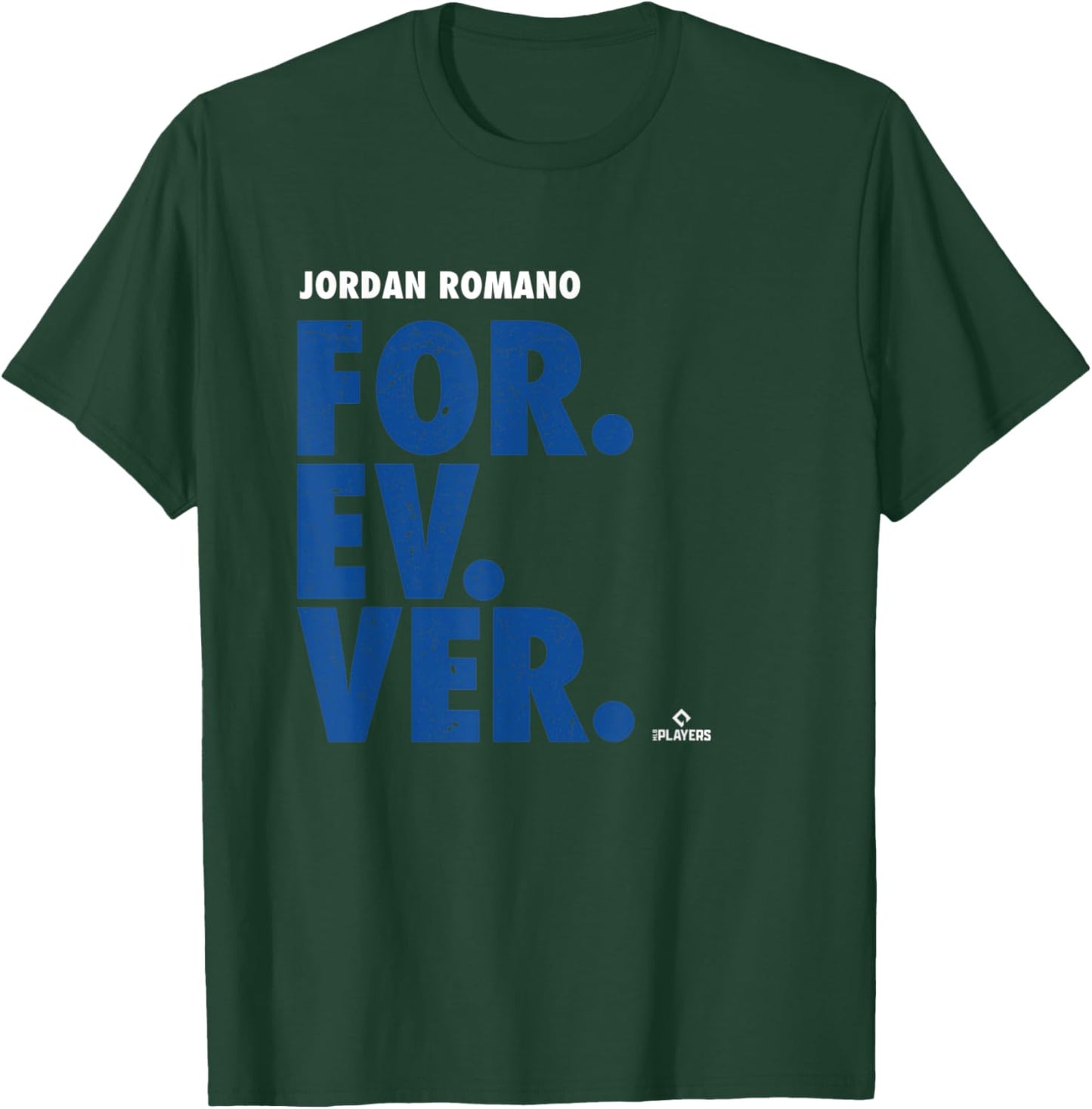 Jordan Romano Forever Baseball Jordan Romano Toronto MLBPA T-Shirt - T-Shirt | Forest