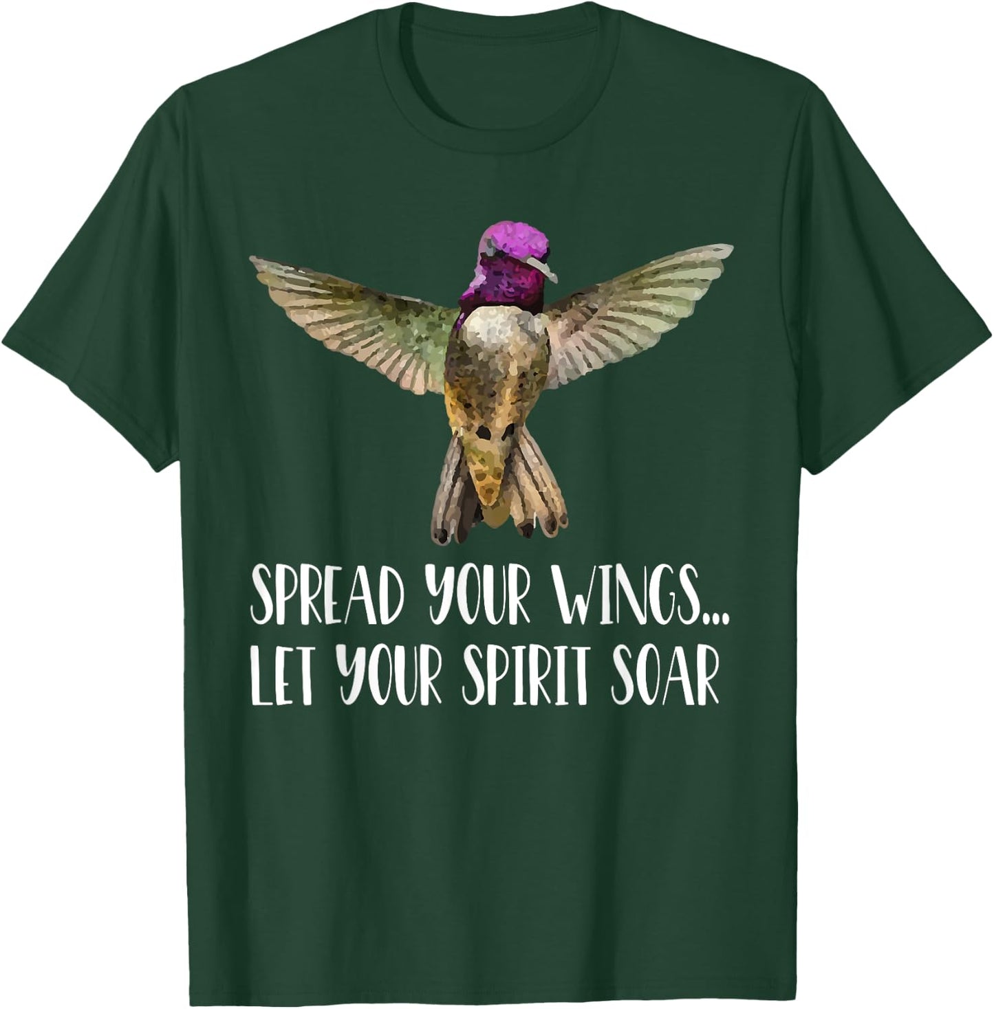 Hummingbird Costa's Hummingbird Birdwatching gift T-Shirt - T-Shirt | Forest