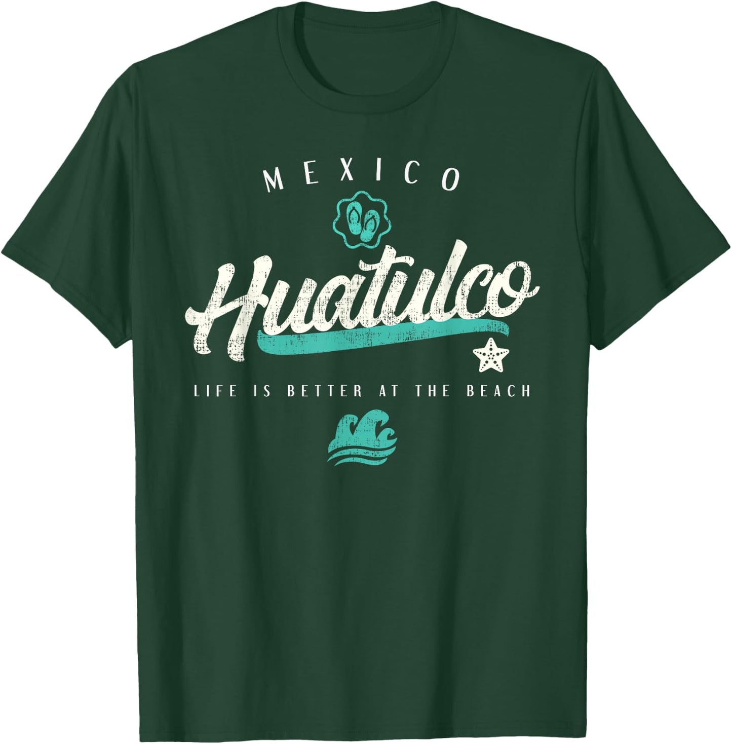 Huatulco Mexico Beach T-Shirt - T-Shirt | Forest
