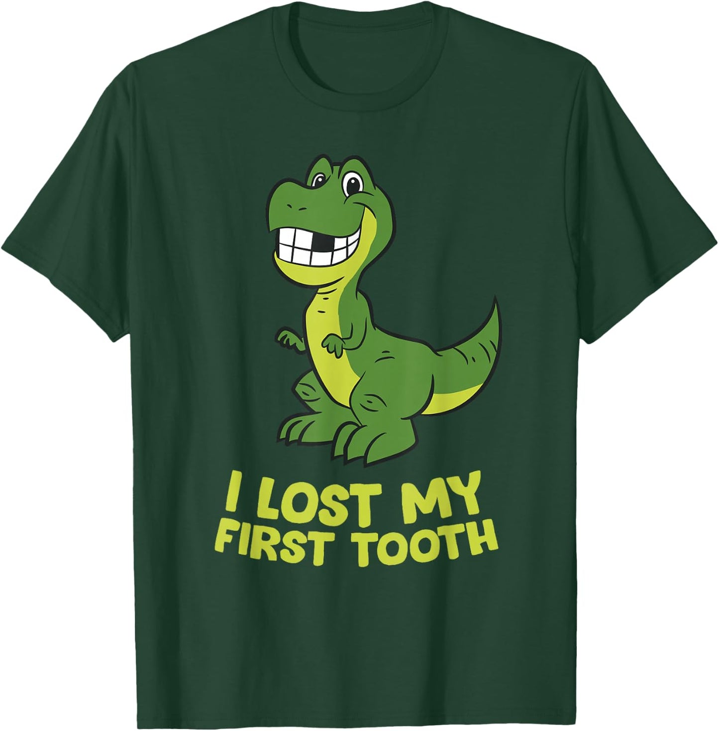 Dinosaurs Ich habe meinen ersten Zahn Verloren T-Shirt - T-Shirt | Forest