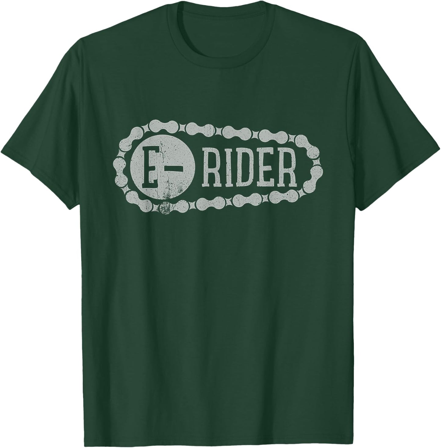 Vintage E-Rider Shirt E-Bike T-Shirt - T-Shirt | Forest
