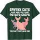 Sphynx Cat Potato Chips Lover Breeder Pet Owner Men Women Girls Kids T-Shirt - T-Shirt | Forest