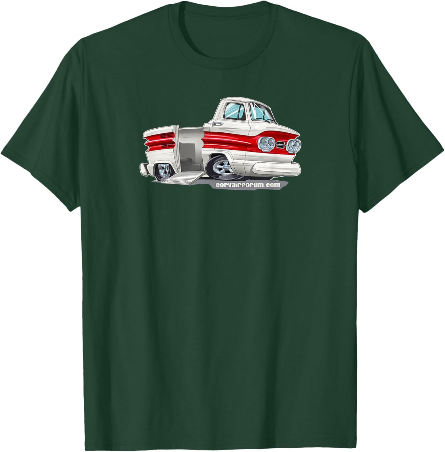 Corvair Rampside Cartoon T-Shirt - T-Shirt | Forest