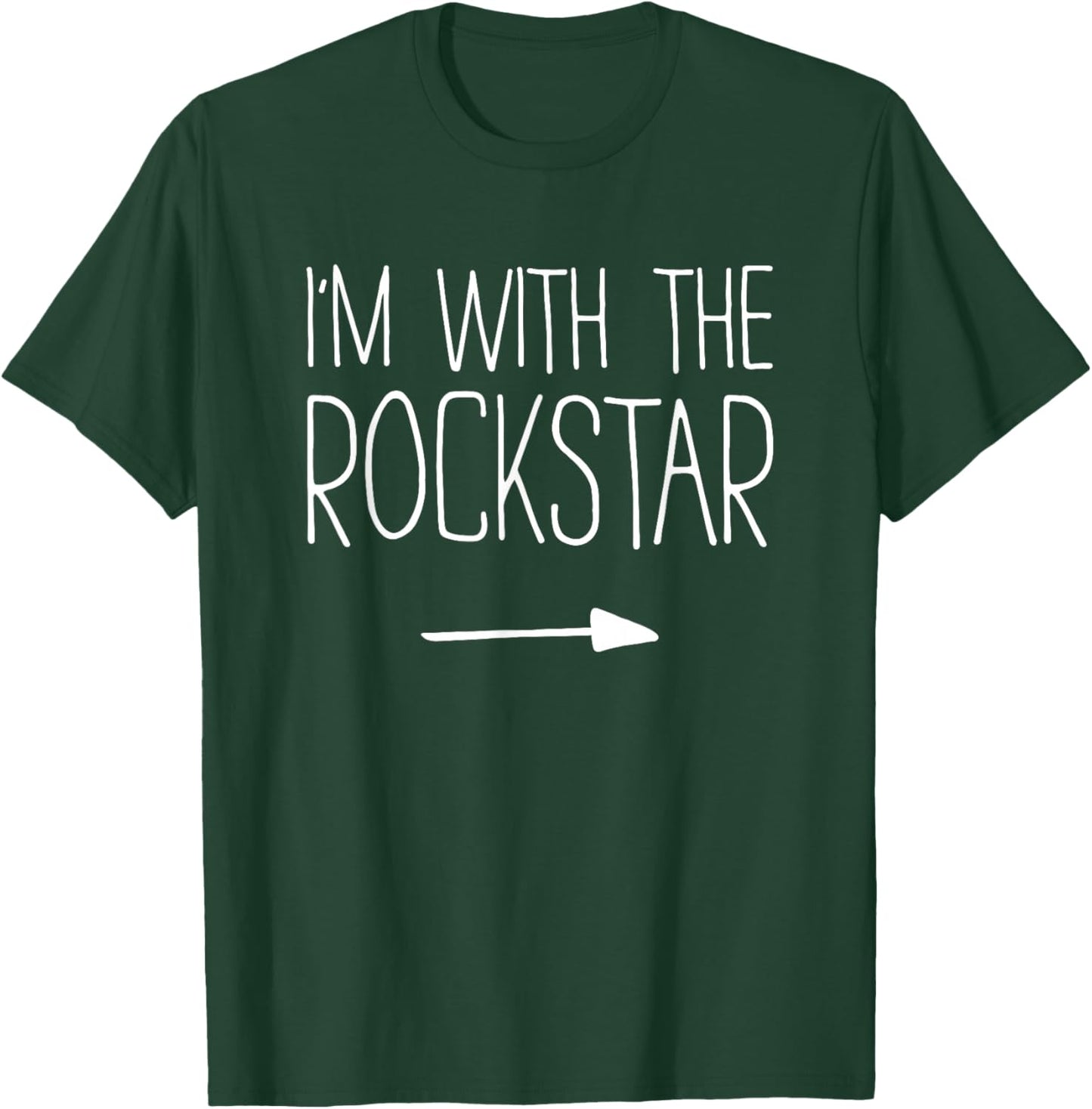I'm With The Rockstar Shirt Adult Kids Men Women Costume T-Shirt - T-Shirt | Forest