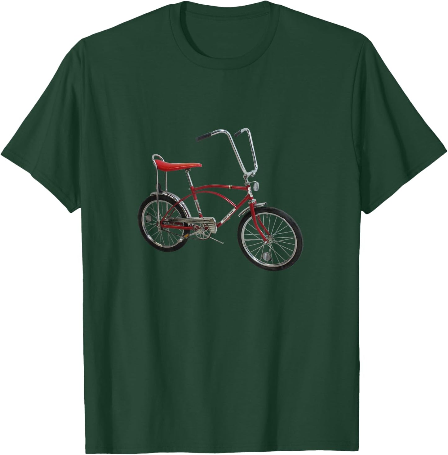 Banana Seat Bicycle 1970's Bike T-Shirt - T-Shirt | Forest