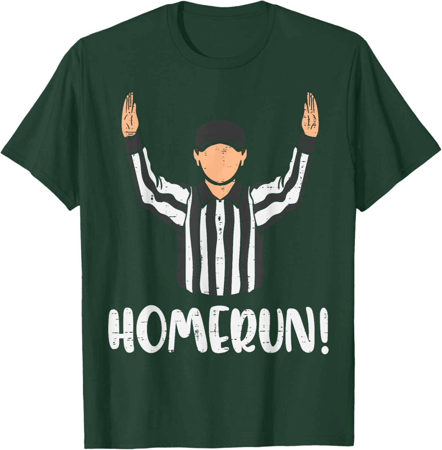 Homerun Referee American Football Sports Men Women Boys Kids T-Shirt - T-Shirt | Forest