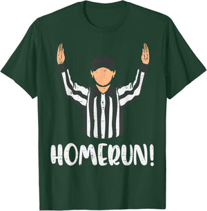 Homerun Referee American Football Sports Men Women Boys Kids T-Shirt - T-Shirt | Forest
