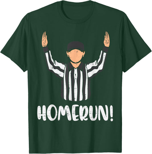 Homerun Referee American Football Sports Men Women Boys Kids T-Shirt - T-Shirt | Forest
