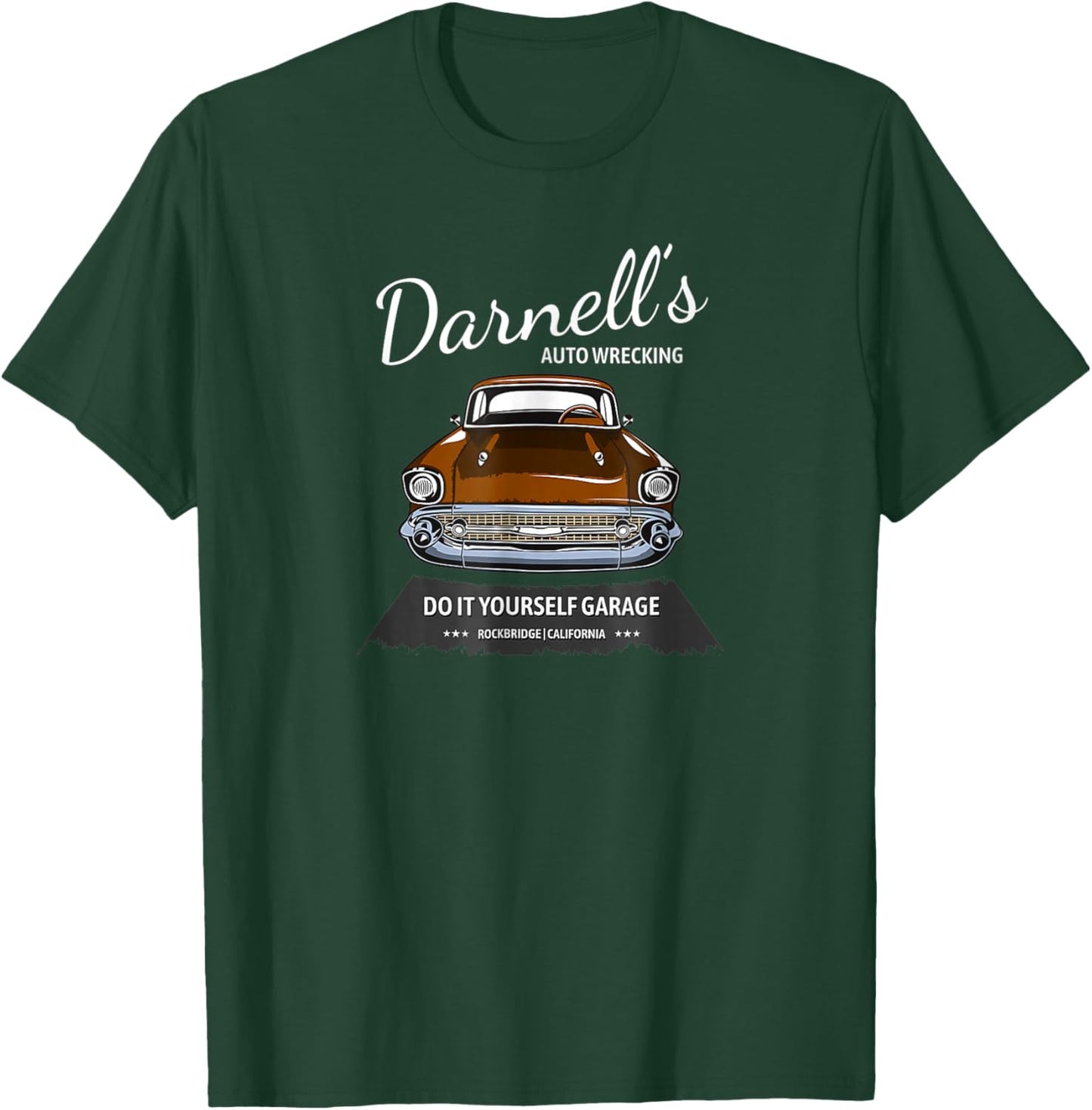 Vintage Darnell’s Auto Wrecking T-Shirt - T-Shirt | Forest