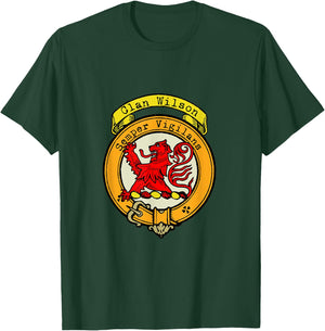 Clan Wilson Scottish Crest T-Shirt - T-Shirt | Forest