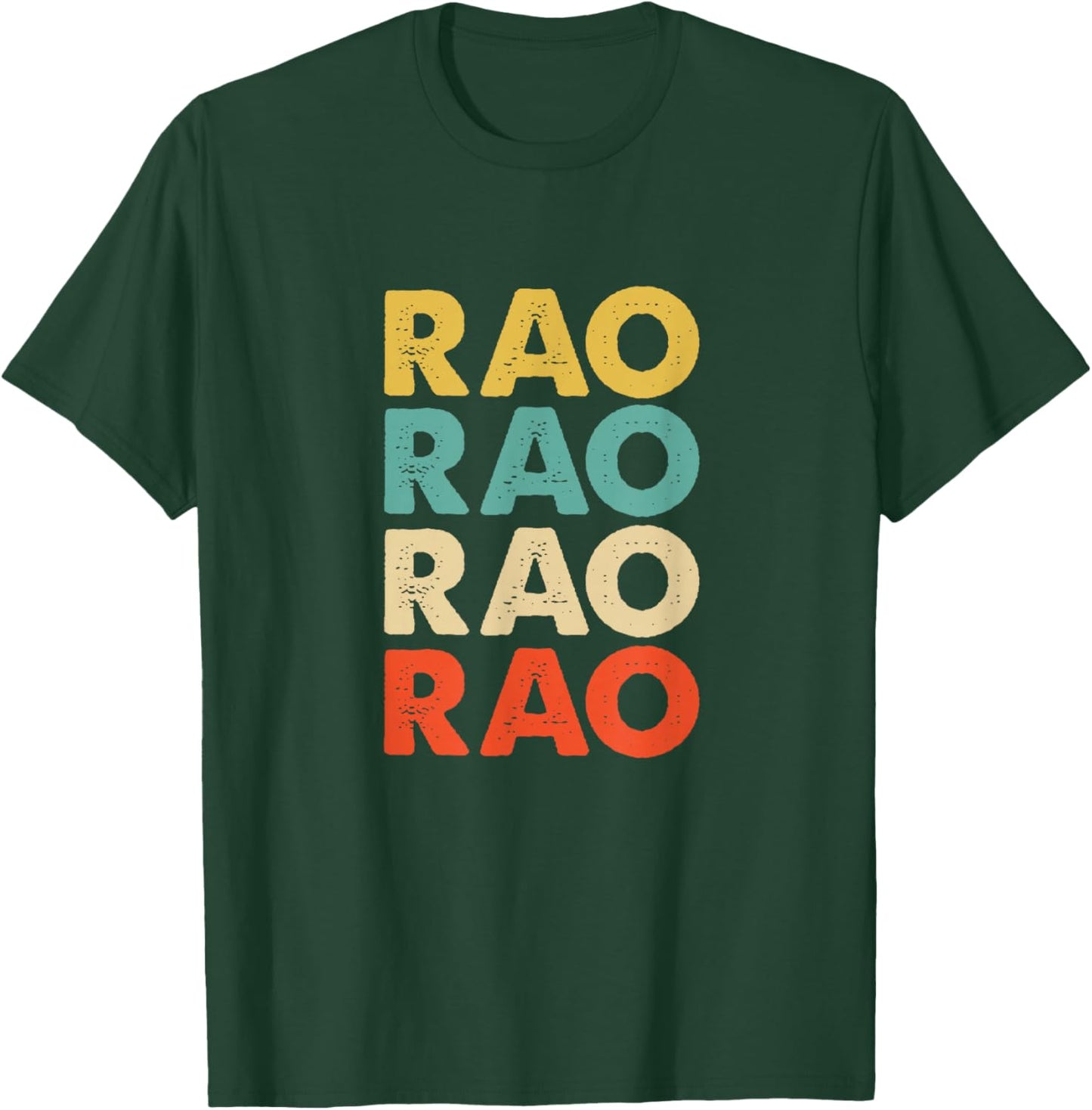 Rao Name T-Shirt - T-Shirt | Forest