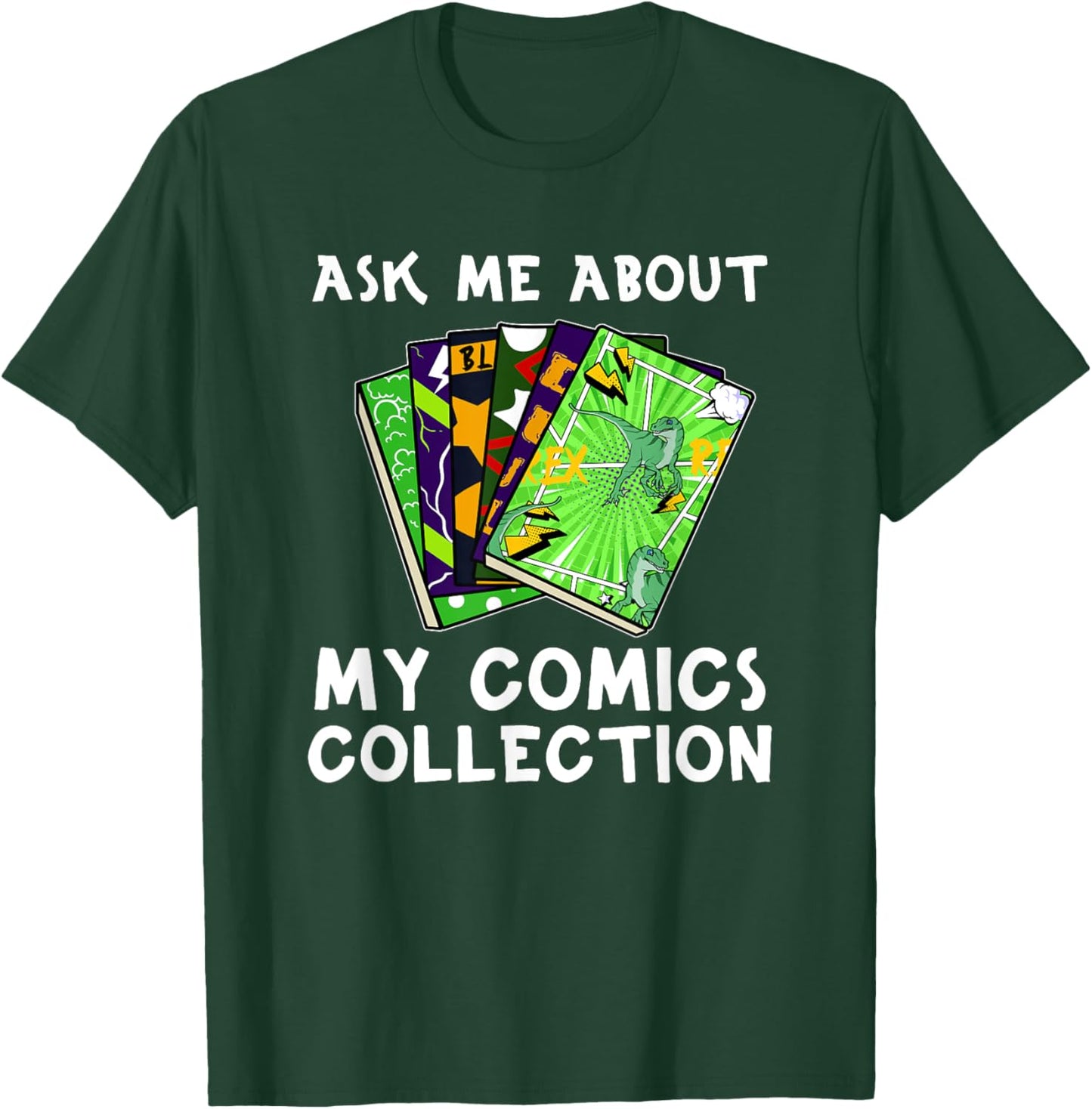 Comic Graphic Novels Superhero Manga Anime Detective Comic T-Shirt - T-Shirt | Forest