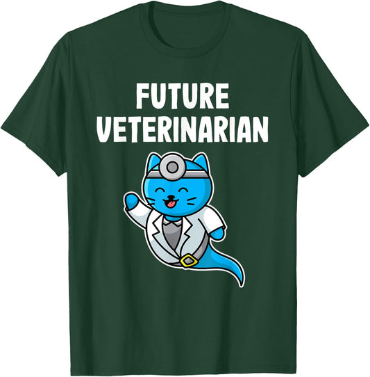 Future Veterinarian Boy Girl Veterinary Vet Costume T-Shirt - T-Shirt | Forest
