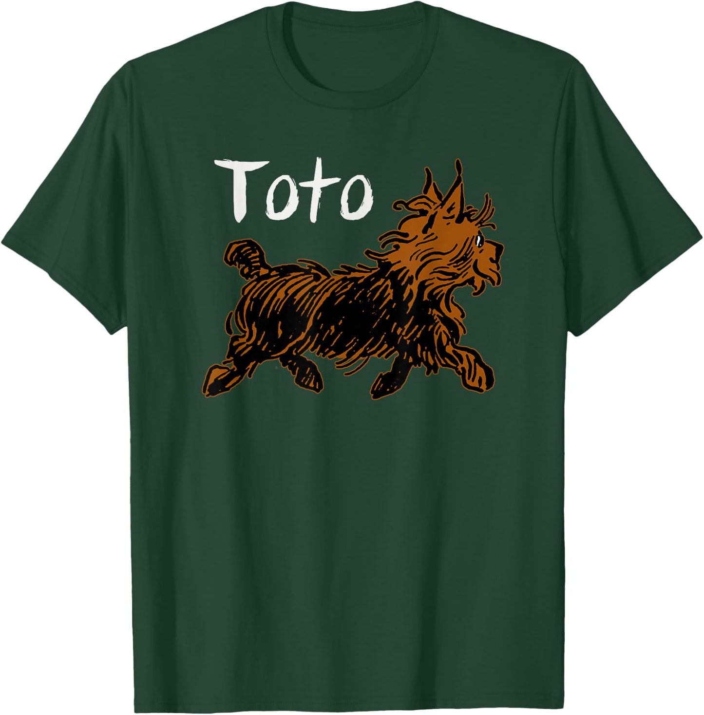 Cute Wizard of OZ Dog Shirt Art-Dorothy's Dog Toto Men Women Girls Kids T-Shirt - T-Shirt | Forest