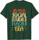 In My Social Studies Teachers Era Vintage Back To School T-Shirt - T-Shirt | Forest