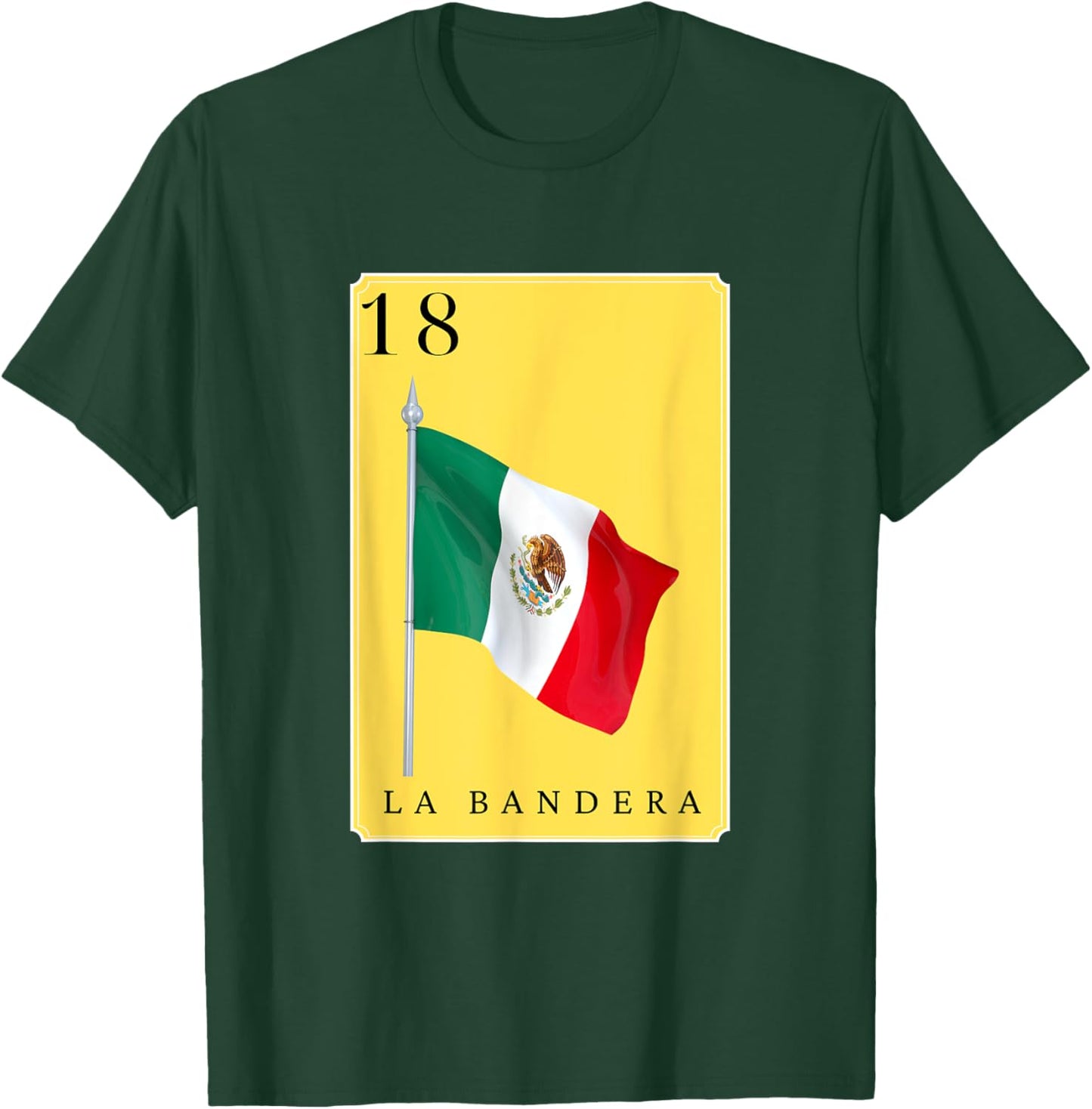 La Bandera Funny Spanish-Mexican Bingo Cards La Bandera T-Shirt - T-Shirt | Forest