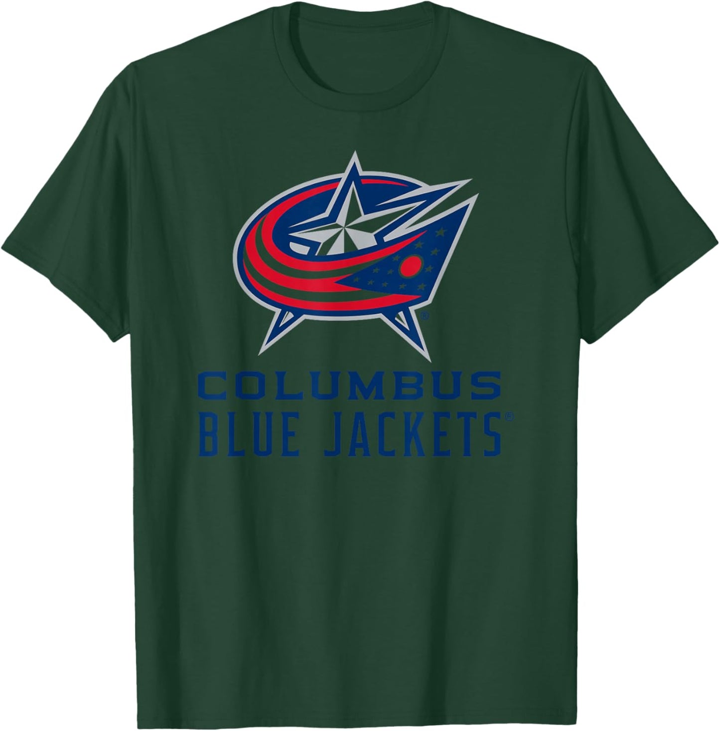 Columbus Blue Jackets Power Play White Officially Licensed T-Shirt - T-Shirt | Forest