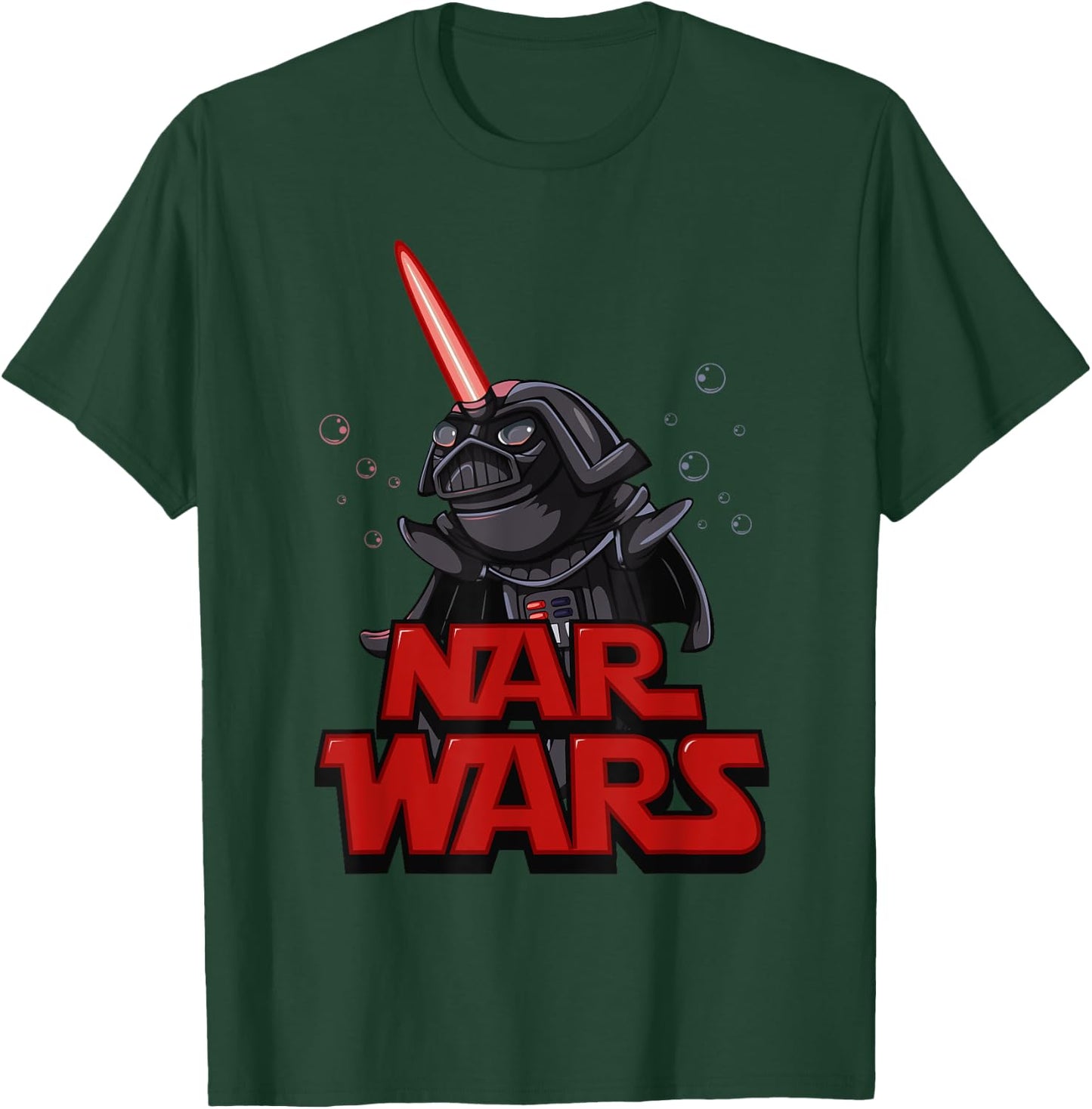 Nar Wars Epic Narwhal Movie Parody Lover Gift T-Shirt - T-Shirt | Forest